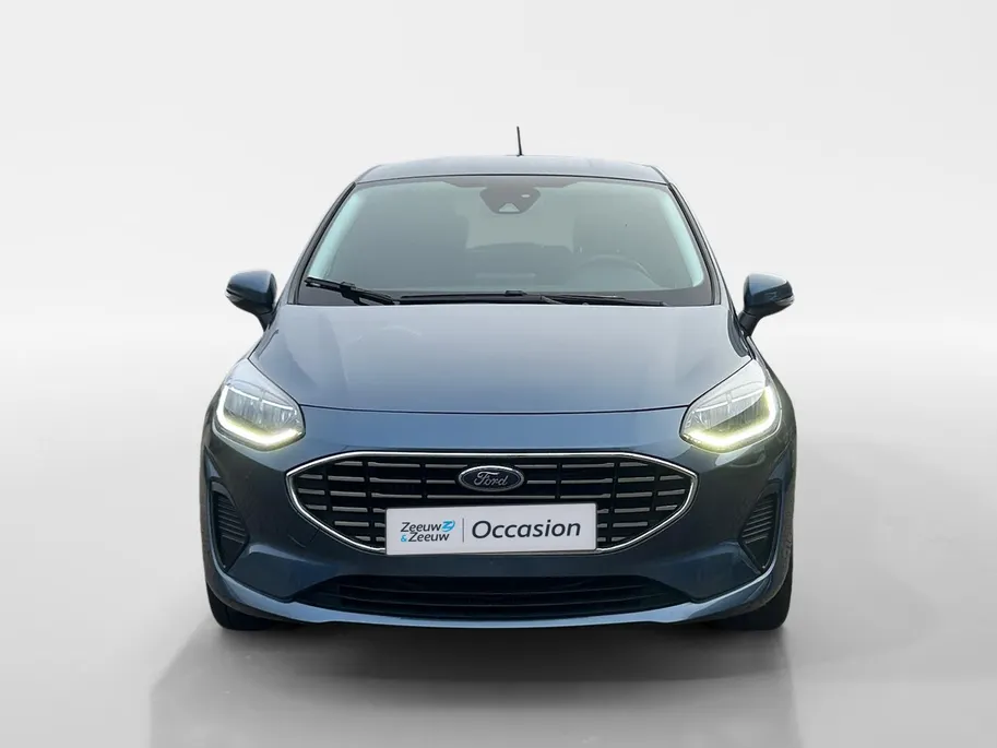 Ford Fiesta 1.0 EcoBoost Titanium 125pk | Stoel- stuur en voorruitverwarming | Navigatie via Apple Carplay & Android auto | Parkeer sensoren