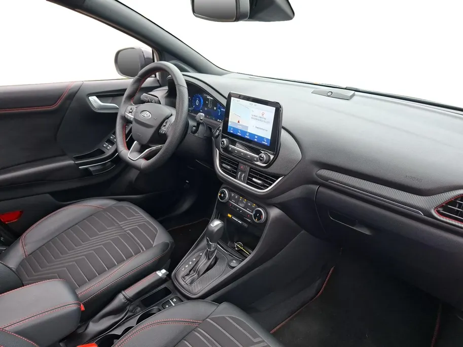 Ford Puma 1.0 EcoBoost Hybrid ST-Line X automaat | Dealeronderhouden | Stoel- stuur en voorruitverwarming | Afneembare trekhaak | 18inch zwarte velgen | Maxton