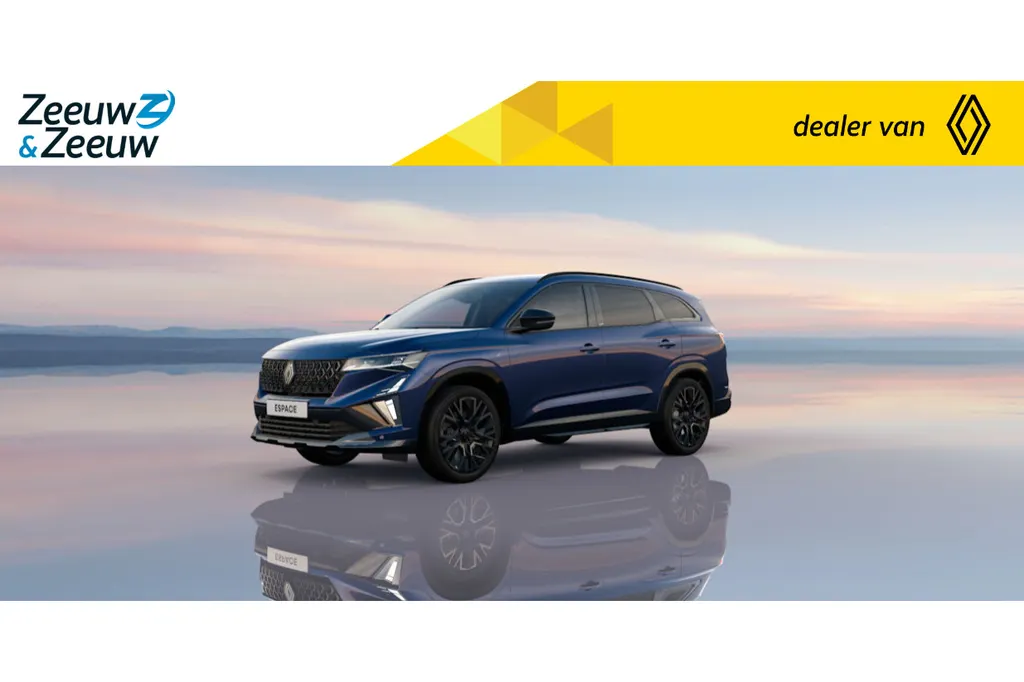 Renault Espace E-Tech full hybrid 200 esprit Alpine 7p. Voorraad model | Nu met € 7.400,- Zeeuw en Zeeuw korting |  Inclusief 5 jaar fabrieksgarantie