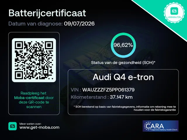 Audi Q4 e-tron 40 Advanced edition 77 kWh Navigatie | Climate Control | Cruise Control | Camera | 96% SoH