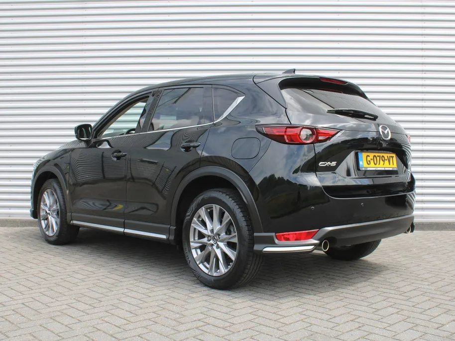 Mazda CX-5 2.0 SkyActiv-G 6AT 165PK Business Luxury | Stuur-/stoelverwarming + ventilatie | Geheugenstoel | 360 Camera | HUD | Leer | 19" LM | Dodehoek detectie | Bose |