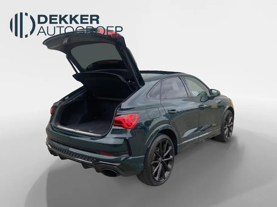Audi RSQ3 Sportback RSQ3 2.5 TFSI Quattro 400 pk Individual Green Audi Drive Select - Panoramadak - B&O Premium Audio  Elektrisch wegklapbare trekhaak