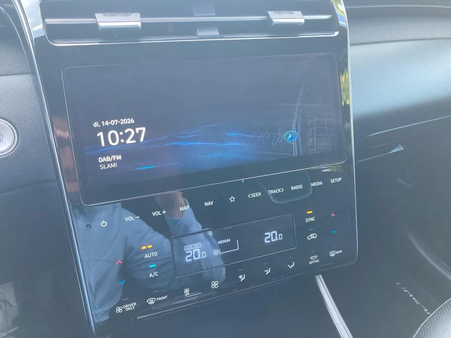 Hyundai Tucson 1.6 T-GDI HEV Premium | 1650kg trekgewicht | Leder | 360 Camera | Navi | Stoelverwarming en koeling