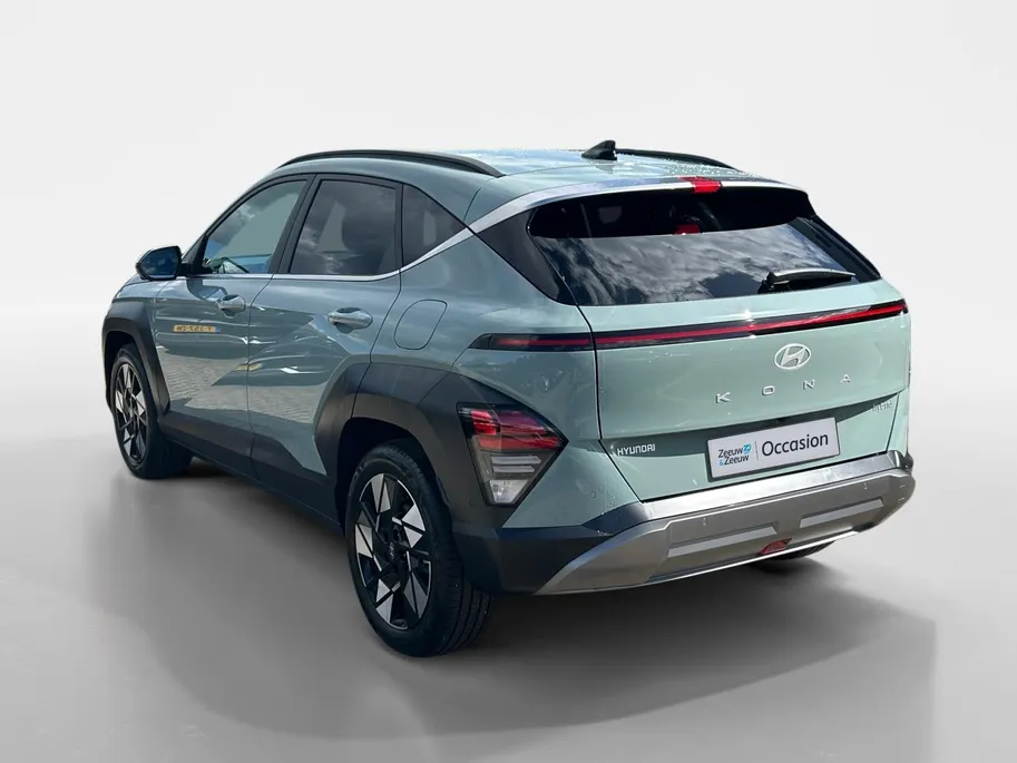 Hyundai Kona 1.6 GDI HEV Premium | Elek. stoelverstelling | Leder | Stoelverwarming en koeling