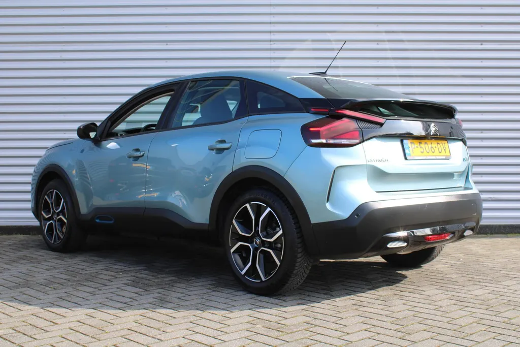 Citroën ë-C4 Shine 50 kWh | Airco | Cruise | Navi | Keyless | Trekhaak | LM Velgen | Heads Up Display | Stoelverwarming |