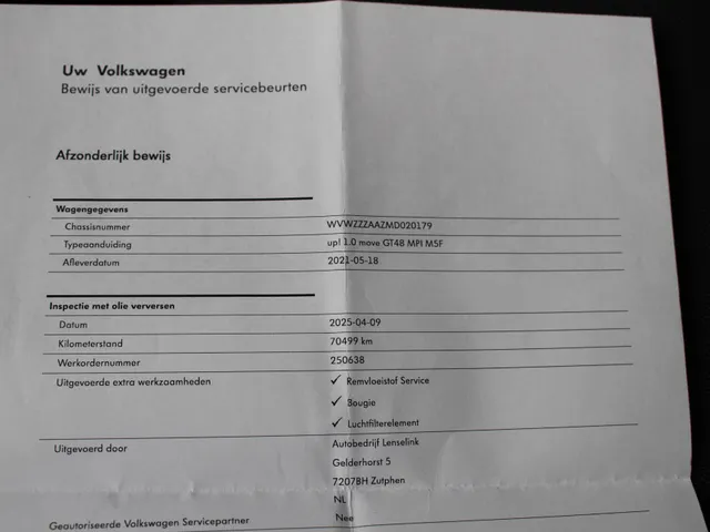 Volkswagen up! 1.0 5-drs | Airco | Radio | All Season banden