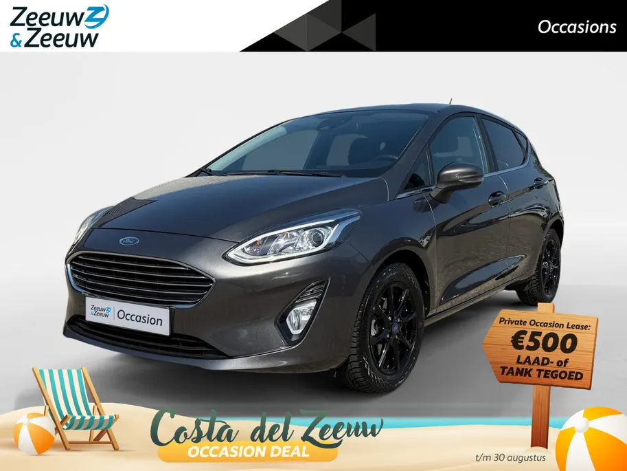 Ford Fiesta 1.0 EcoBoost Titanium | Dealer onderhouden | Winter pack | Parkeersensor achter | Apple carplay & Android auto | Navigatie via carplay | Cruise control | Elektr. inklapbare buitenspiegel | Privacy glas |