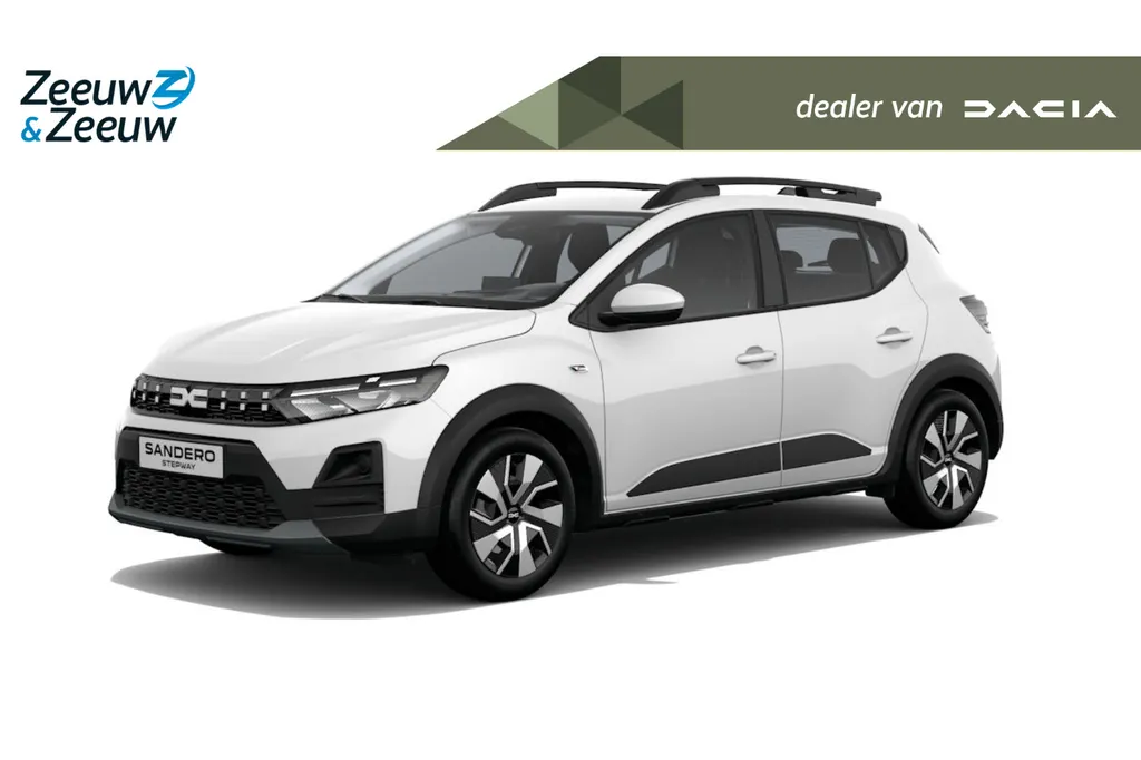 Dacia Sandero Stepway 1.8L Full Hybrid 155pk expression | NU te bestellen bij Zeeuw & Zeeuw | De zuinige, krachtige Full Hybrid technologie van Dacia | Te financieren tegen 2,9% rente |
