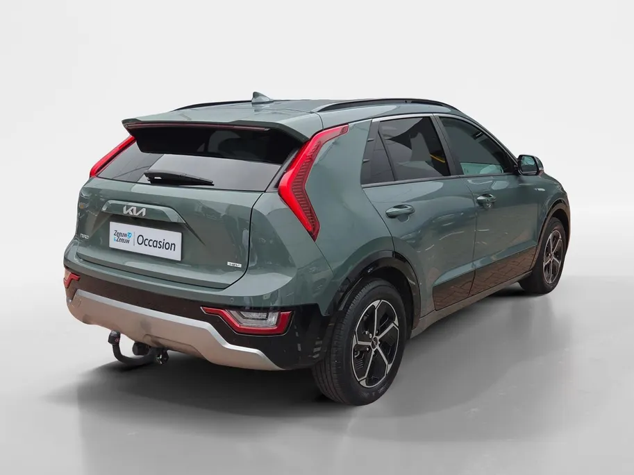 Kia Niro 1.6 GDi Hybrid DynamicPlusLine | Dealer onderhouden | Open dak | Lederen bekleding | Trekhaak | Stoelverwarming | Apple CarPlay & Android Auto | Dodehoek Detectie | Fabrieksgarantie t/m 6-2031 |