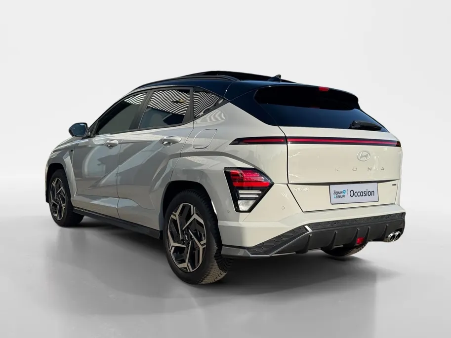 Hyundai Kona 1.6 GDI HEV N Line Sky | schuif-/kanteldak | Navi | Clima | 360 Camera | All Season banden | Stoel-/stuurverwarming | Elektrische achterklep