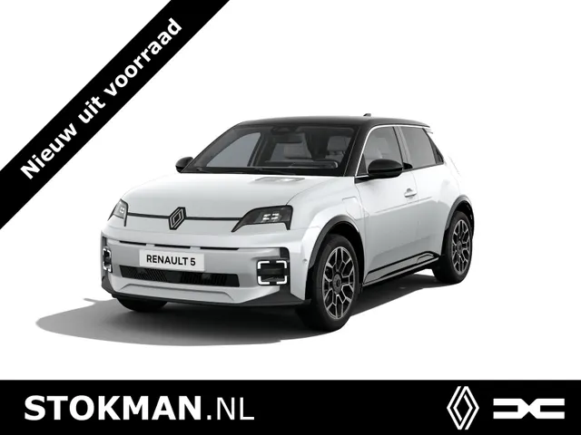 Renault 5 Roland-Garros | Achteruitrijcamera | Elektrisch verwarmbare voorstoelen | ISOFIX-bevestigingssysteem voor kinderzitjes op passagiersstoel en op de twee buitenste zitplaatsen achter