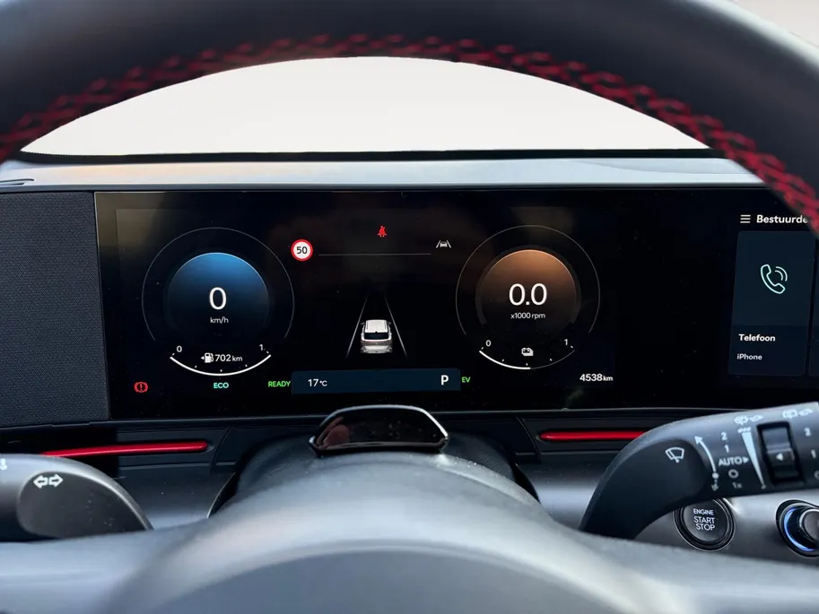 Hyundai Kona 1.6 GDI HEV N Line | Als nieuw !| Suede bekleding | BOSE audio | NU Rijklaarprijs! Incl.garantie, APK, Onderhoudsbeurt etc!