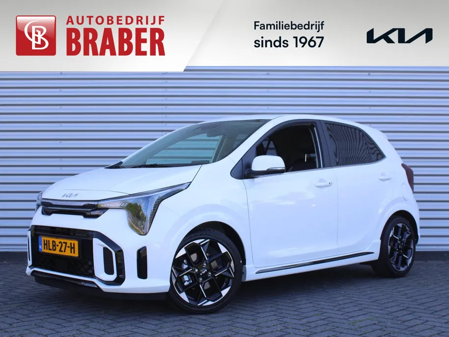 Kia Picanto 1.0 DPI GT-Line | Stuur-/stoelverwarming | Schuif-/kanteldak | Clima | Navi | 16" LM | Cruise | Camera |