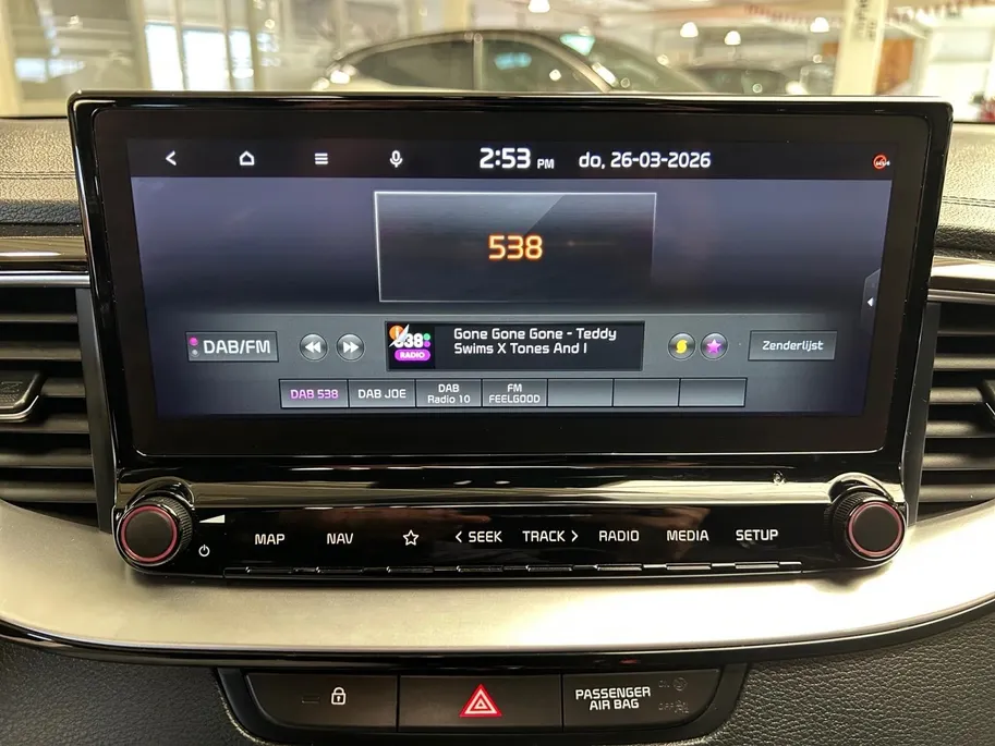 Kia ProCeed 1.0 T-GDI GT-Line | Elektrisch Glazen Schuif / Kanteldak | Apple Carplay / Android Auto | Navigatiesysteem | Stoel + Stuurverwarming | Licht + Regensensor | Parkeersensoren + Camera Achter | Cruise Control | 17” Lichtmetalen Velgen | Climate Control Rijst