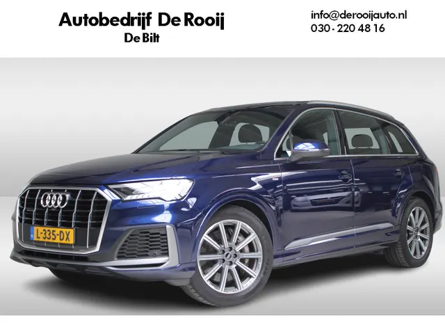 Audi Q7 55 TFSI e Quattro S-Line Panoramadak | El. Stoelverstelling | PDC+Camera | 20' Velgen