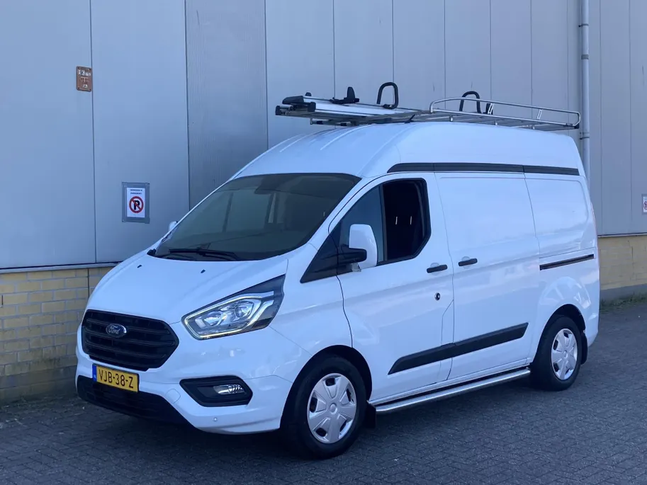 Ford Transit Custom 300 2.0 TDCI L1H2 Trend 130pk Automaat Store Van laadruimteinrichting - Speciale dak Imperiaal - 2x Schuifdeur - Trekhaak -Comfort Laadschot