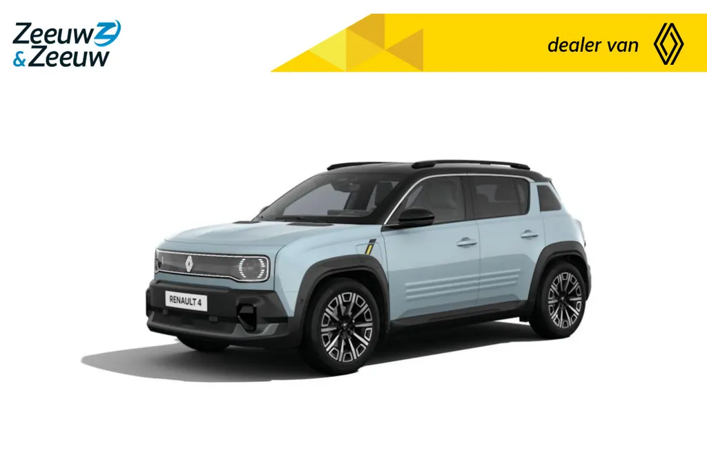Renault 4 comfort range iconic 52 kWh | Nieuw te bestellen | €1000,- introductiekorting | Verwarmbare voorstoelen | Verwarmbaar Stuurwiel | easy park assist﻿ | One Pedal Drive |