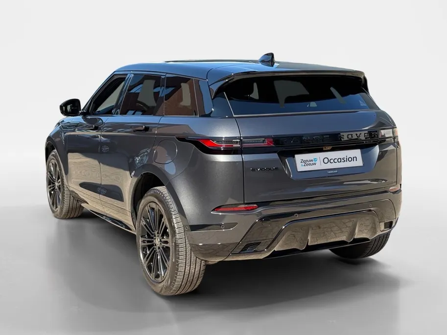 Land Rover Range Rover Evoque 1.5 P270e PHEV AWD SE Dynamic Edition | Black Pack | Keramische coating | Panoramadak | Meridian audio-installatie | Elektrisch verstelbare stoelen incl. geheugenfunctie | 3D camera | Apple/Android Carplay | Elektrisch verstelbare achterklep | Stoelverwar