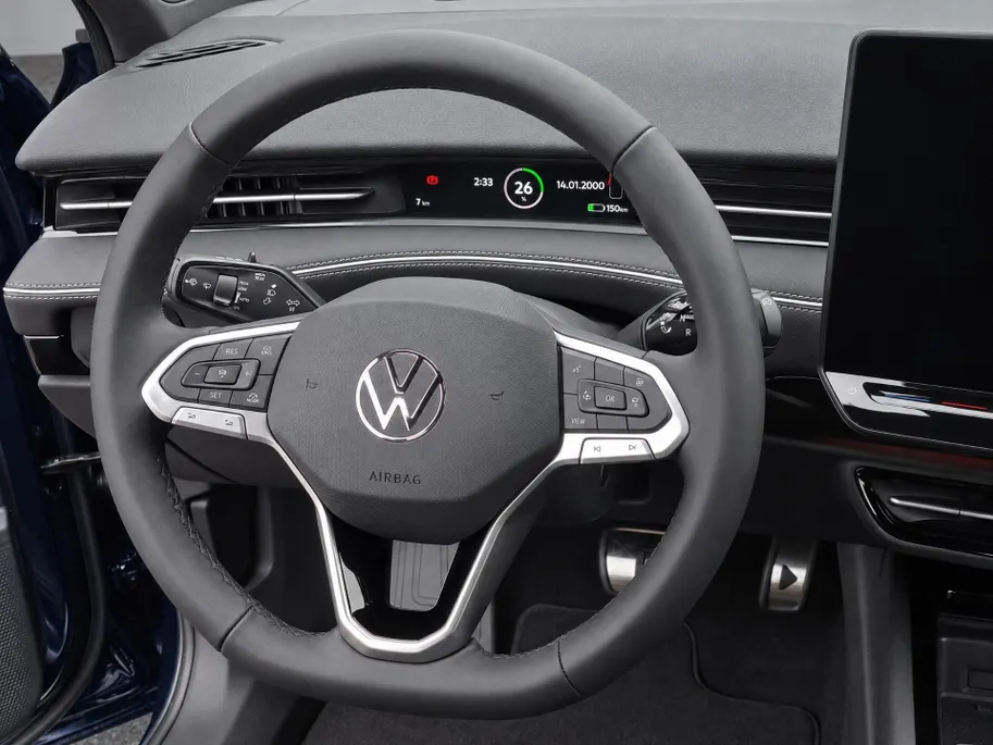 Volkswagen ID.7 Limited Edition Plus 77 kWh accu 286 PK · Trekhaak inklapbaar, met elektrische ontgrendeling · Draadloze telefoonlader ·