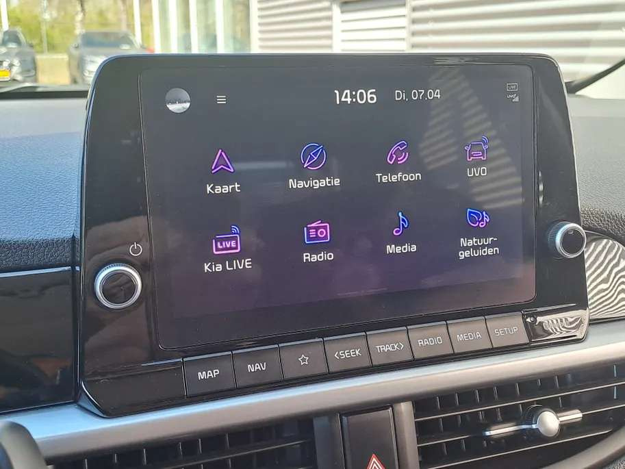 Kia Picanto 1.0 DPi DynamicPlusLine | Trekhaak | Navigatie | Camera | Cruise | Climate | 15'Lichtmetalen velgen | Apple Carplay/Android Auto