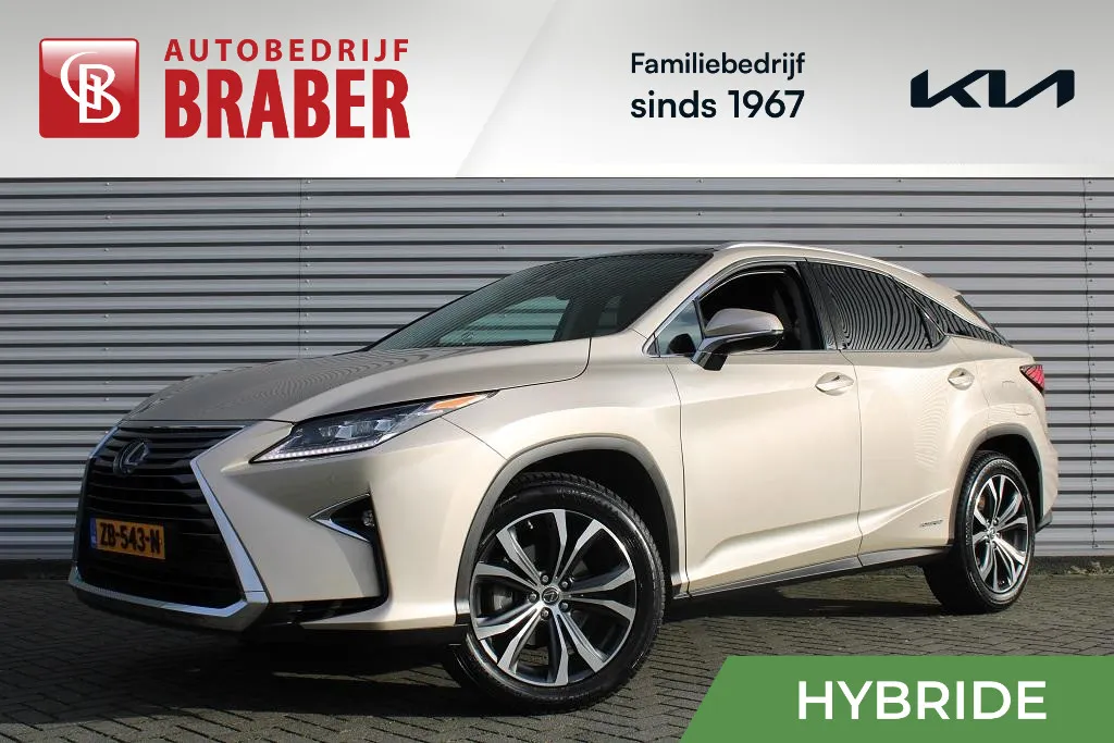 Lexus RX 450h 4WD Luxury Line | 20' LM | Navi | Camera | Leer | Schuif/kantel dak | Cruise adapt. | PDC | Stoelverwarming/ventilatie | HUD | Elek. stoelverstelling |