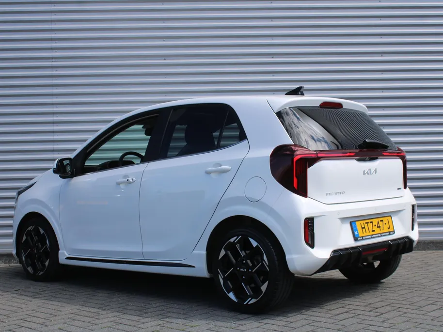 Kia Picanto 1.0 DPI GT-Line | Stuur-/stoelverwarming | Schuifdak | Camera | Dodehoek detectie | Telefoonlader | Clima | Navi | 16' LM | LED | Cruise |