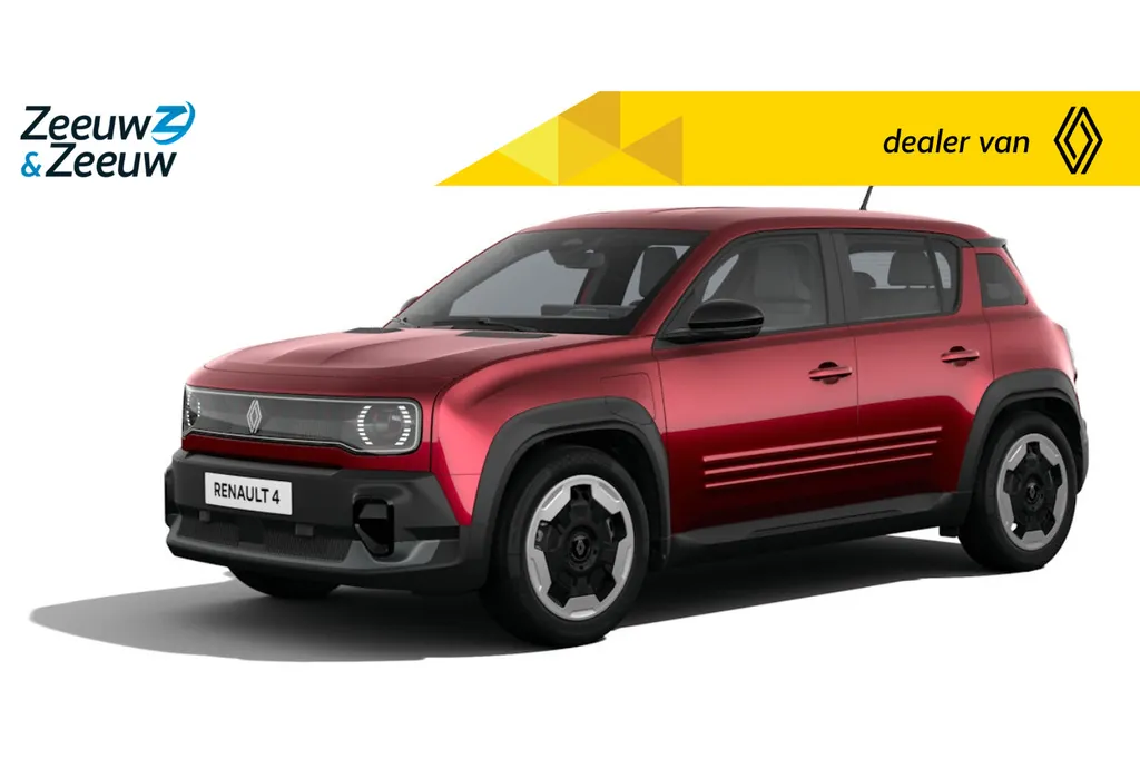 Renault 4 Evolution Urban Range | Profiteer nu van €1.800,- Zeeuw & Zeeuw voorraadkorting | NU met GRATIS 5 jaar fabrieksgarantie | 300KM Actieradius | Nu in de showroom |