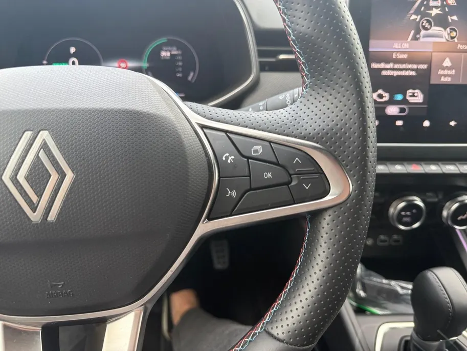 Renault Clio 1.6 E-Tech Full Hybrid 145 esprit Alpine AIRCO NAVIGATIE APPLE CARPLAY/ANDROID AUTO ADAPTIVE CRUISE CONTROL ACHTERRUIT RIJ CAMERA 360 GRADEN CAMERA LM VELGEN HELE MOOIE AUTO