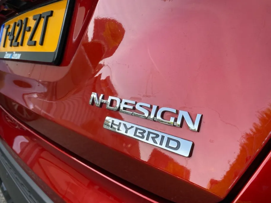 Nissan Juke 1.6 Hybrid N-Design Climate control | Navigatie | Parkeercamera | Stoel en stuurverwarming | 19 inch LM velgen | Cruise control | Keyless | Rijstrookdetectie |