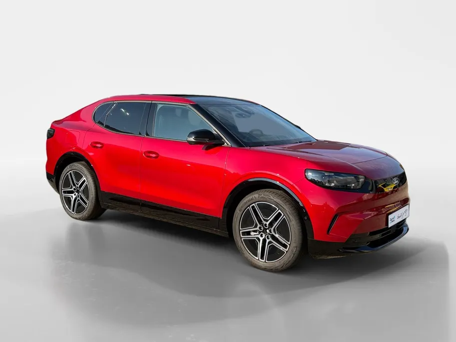 Ford Capri Premium Extended Range AWD 79 kWh 340pk | Direct Leverbaar | €3.500,- Ready Set Ford Bonus | 560km WLTP Rijbereik | Trekhaak | 1200kg Trekgewicht | Panoramadak | Gratis Warmtepomp t.w.v. €1.200,- | 360 Graden Camera | HUD