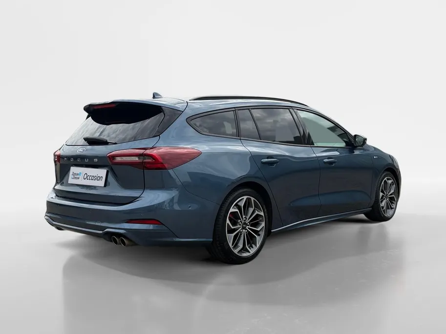 Ford Focus Wagon 1.0 EcoBoost Hybrid ST Line X | NL auto | Dealer onderhouden | 155 pk |  Automaat | BLIS| Adapt. cruise control | Winter pack | Parkeersensoren voor en achter | Achteruitrijcamera | Elektr. achterklep | B&O audio | 18' lichtmetalen velgen | Bovag ga