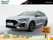 Ford Focus Wagon 1.0 EcoBoost Hybrid ST Line X | 155 pk | Automaat | Adapt. cruise control | BLIS | Pano dak | Parkeersensoren voor en achter | Achteruitrijcamera | 17' lichtmetalen velgen | Privacy glas | Fabrieksgarantie |