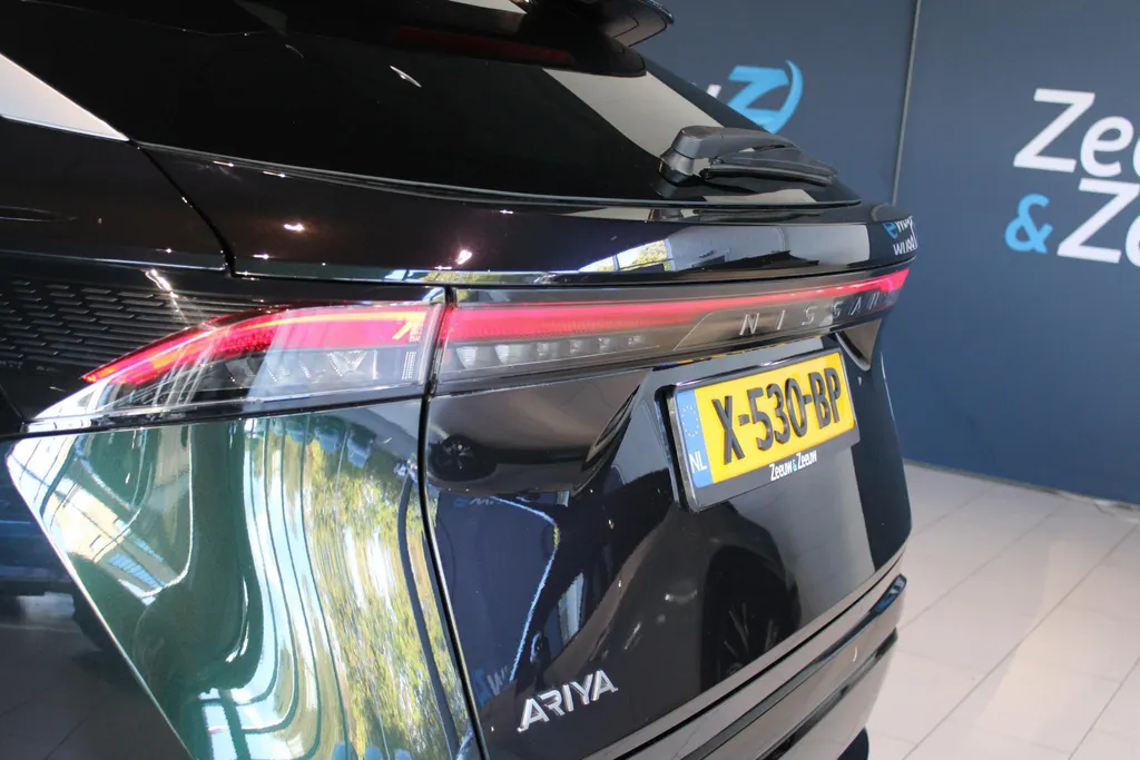 Nissan ARIYA Advance 91 kWh | Electrische stoel verstelling | Apple carplay & Android auto | Navigatie | Parkereersensoren v+a | 360grd camera | Kameleon kleur | 22kw lader | Bi-led verlichting |