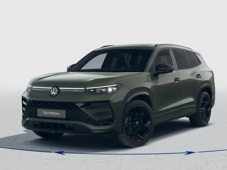 Volkswagen Tayron R-Line Edition 1.5 eHybrid 272 PK 6 versn. DSG · Black Style Pakket · Panoramaschuif-kanteldak · Travel Pakket · Trekhaak inklapbaar, met elektrische ontgrendeling, incl. aanhangermanoeuvreerhulp Trailer Assist ·