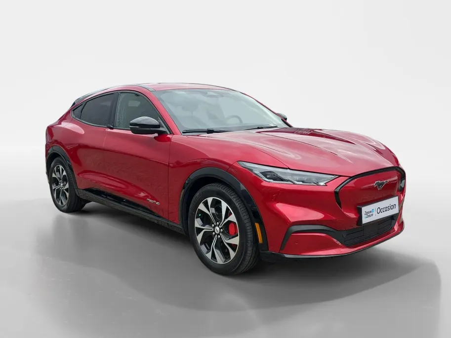 Ford Mustang Mach-E AWD 75 kWh | Dealer onderhouden! | Achteruitrijcamera | Dodehoek detectie | Premium Sound | Lederen bekleding | Memory Seats | Verlengde Fabrieksgarantie! |