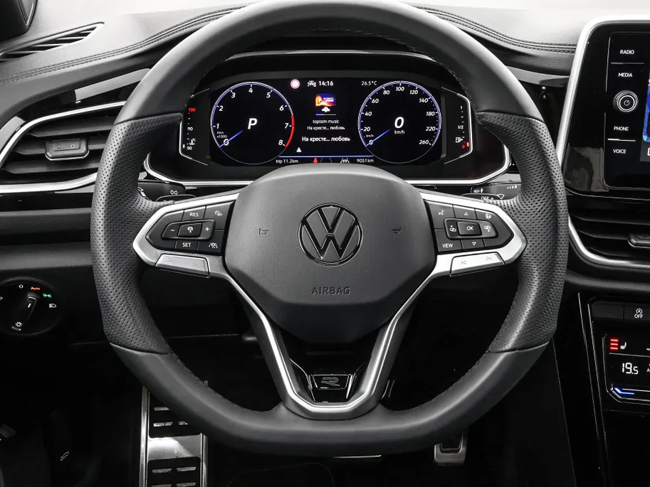 Volkswagen T-Roc 1.5 TSI 150pk DSG R-Line · Camera · Keyless · Dodehoeksensor · Stoelverwarming · ACC · Elek. Achterklep · 18'Velgen · Garantie t/m 19-02-2027