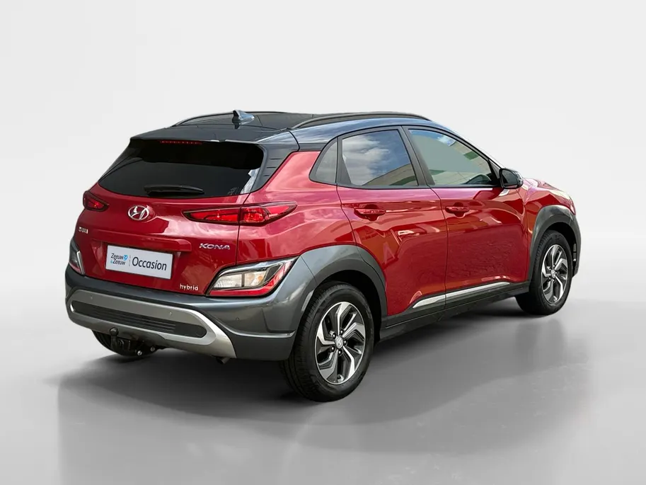 Hyundai Kona 1.6 GDI HEV Fashion | Trekhaak | Adaptive Cruise | Lane Assist | Camera | Climate Control | Navi | Apple Carplay | Android Auto | 1 Jaar Bovag Garantie |