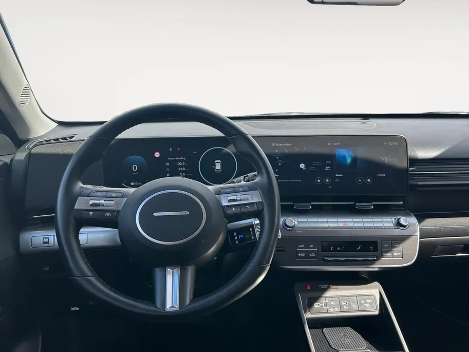 Hyundai Kona 1.6 GDI HEV Premium | Elek. stoelverstelling | Leder | Stoelverwarming en koeling