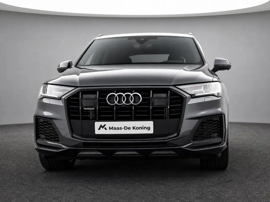 Audi Q7 60 TFSIe 462pk S-tronic Quattro Pro Line S Comp. · 360 Camera · Leder Valcona · Inklap. Trekhaak · B&O Sound · Keyless · Elek. Stoelen + Geheugen Bestuurder ·