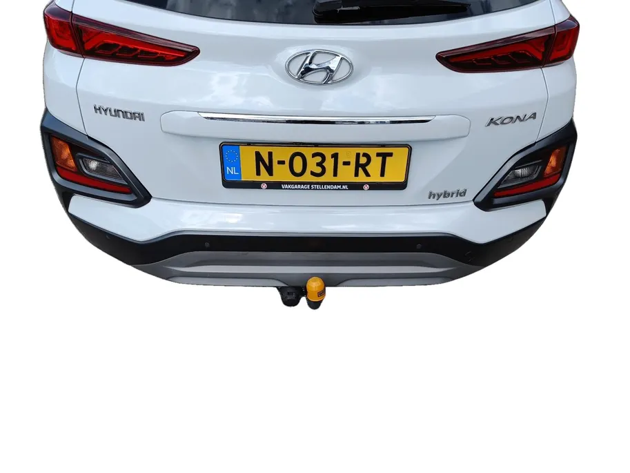 Hyundai Kona 1.6 GDI HEV Premium | Trekhaak | Apple Carplay/Android Auto | Adaptive cruise control | Dodenhoek herkenning | Leren bekleding