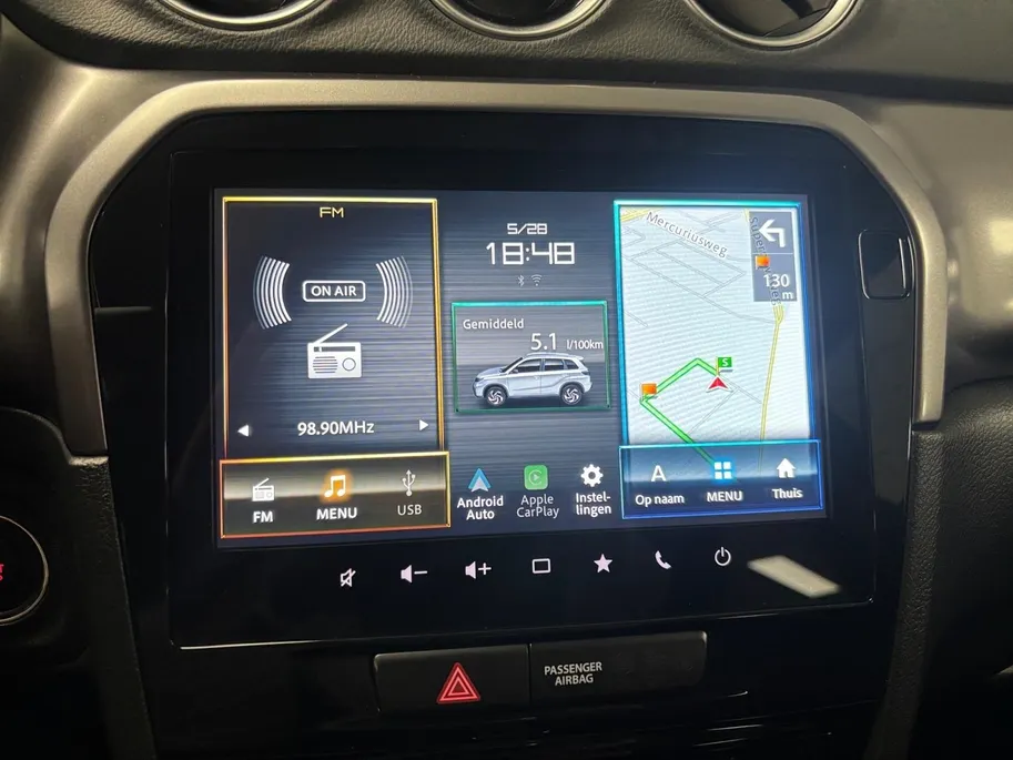 Suzuki Vitara 1.5 Hybrid Select AUTOMAAT NAVI AIRCO ADAPTIEVE CRUISE CONTROLE STOELVERWARMING  LM VELGEN APPLE CARPLAY ANDROID AUTO ZEER MOOIE AUTO