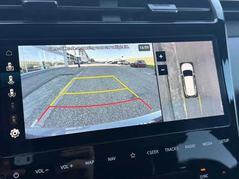 Hyundai Tucson 1.6 T-GDI PHEV N Line 4WD | 66km WLTP elektrisch | Navigatie | Apple Carplay & Android Auto | Adaptive cruise control | Parkeersensoren rondom | 360 camera | Stoelverwarming & koeling voor |