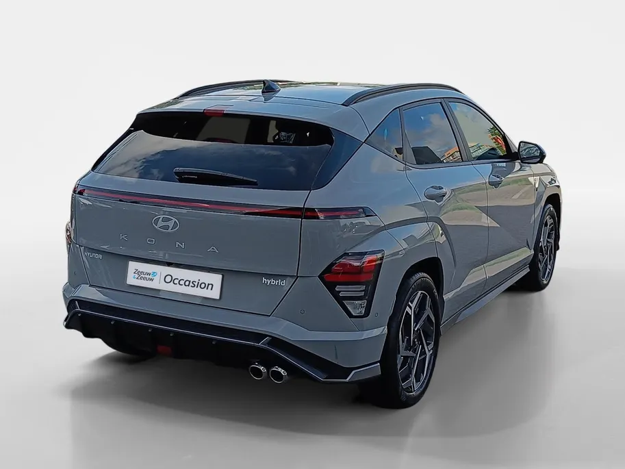 Hyundai Kona 1.6 GDI HEV N Line Sky | Apple Carplay/Android Auto | Kunstlederen/suede bekleding | Lichtmetalen velgen 5-spaaks 18 | Schuif/kanteldak