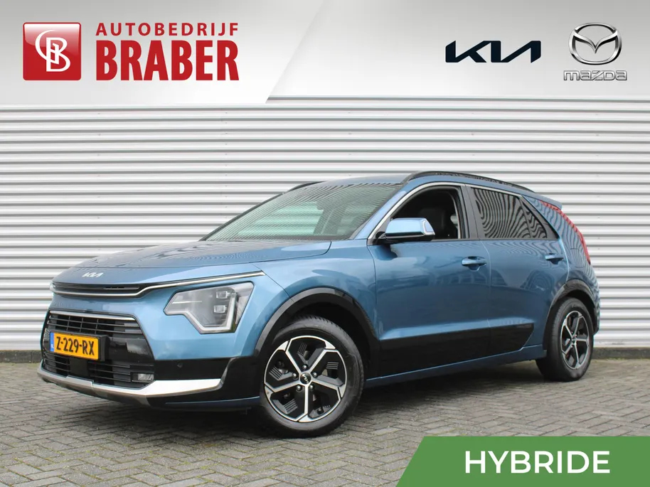 Kia Niro 1.6 GDi Hybrid DynamicPlusLine | Trekhaak | Stuur-/stoelverwarming | Schuifdak | Camera | Cruise adapt. | Clima | HUD | LED | 16" LM |