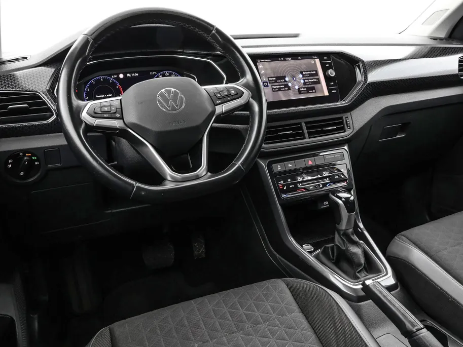 Volkswagen T-Cross 1.0 TSI 110pk DSG Style · Camera · Dodehoeksensor · Keyless · Stoelverwarming · ACC · 18'Velgen ·