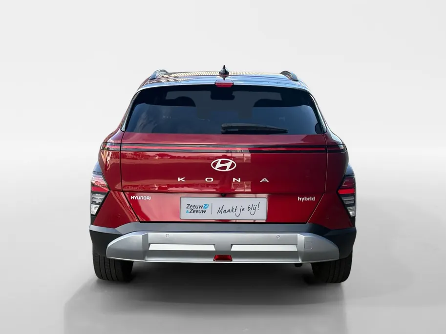 Hyundai Kona 1.6 GDI HEV Premium Sky | 1e Eigenaar | Panoramadak | Stoelkoeling/Verwarming | Elektr. Achterklep | Dodehoek detectie | 360 Camera | Fabrieksgarantie! |