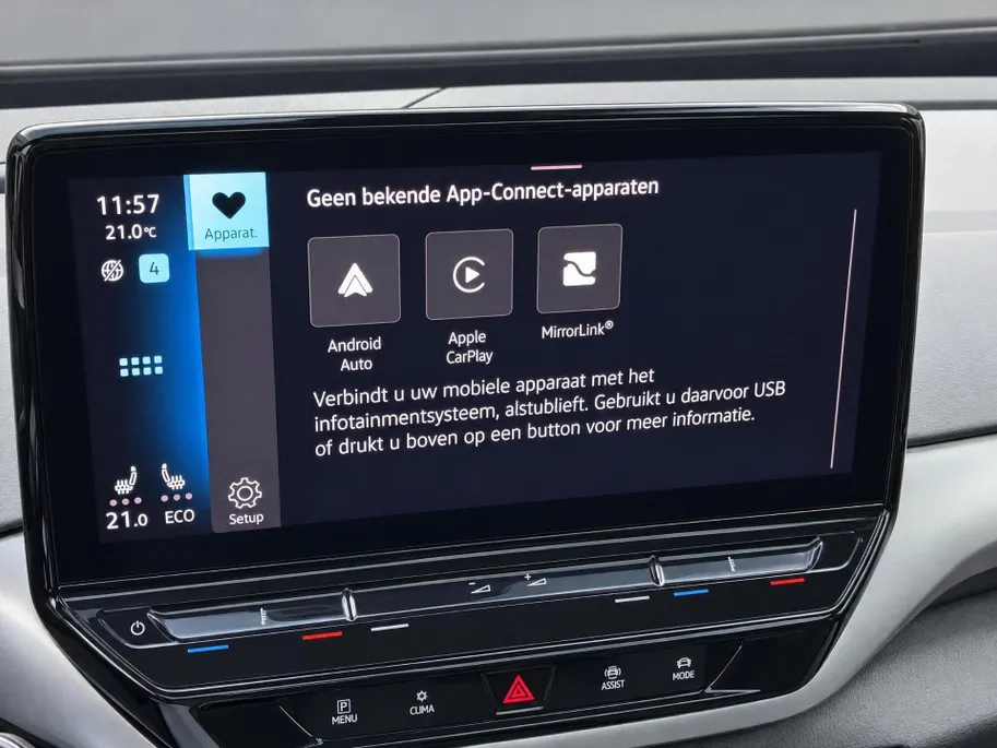 Volkswagen ID.4 City 52 kWh 170pk · SOH 90,9% · Panoramadak · Camera · Keyless · Stuur- & Stoelverwarming · Apple/Android Car Play · Draadloze Telefoonlader ·