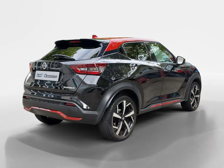 Nissan Juke 1.0 DIG-T N-Design | Garantie t/m 2031 | Automaat | Bose Audiosysteem | 360 camera | Interieur pack | Cold pack