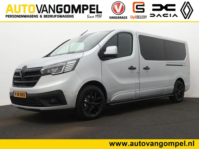 Renault Trafic 170PK L2H1 | 2 SCHUIFDEUREN | Luxe | DC DUBBEL CABINE BLACK EDITION | FULL OPTION | NAVIGATIE | CAMERA | KEYLESS | PARKEERSENSOREN