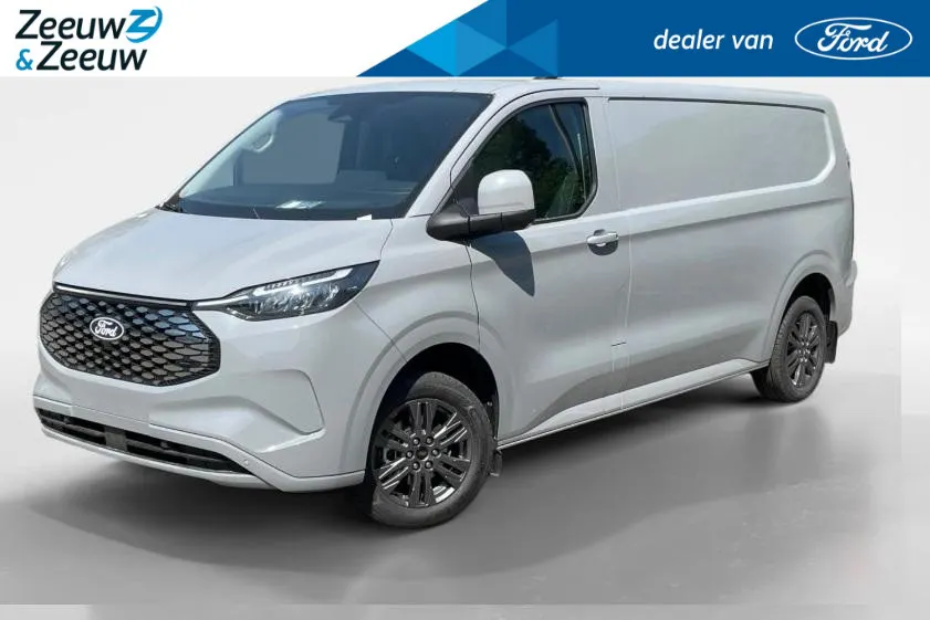 Ford E-Transit Custom 320 L2H1 Limited 71 kWh 218 pk | 0,99% rente op financial lease | Navigatie | 2-zits uitvoering | Inklapbare trekhaak | LM velgen 17' | TE BESTELLEN VOERTUIG